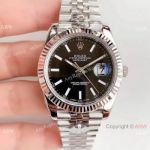 Swiss Copy Rolex Datejust II 904L Stainless Steel jubilee Black Face Watch - AR Factory_th.jpg